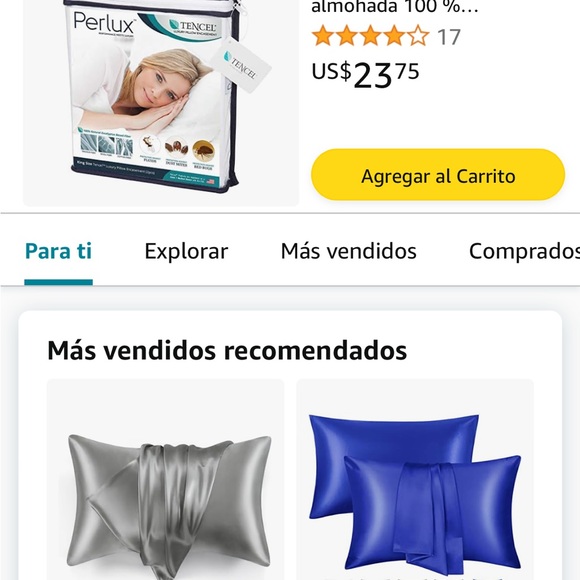 Perlux Tencel 100% Waterproof Vinyl and PVC Pillowcase Includes Set of Two (King - Picture 4 of 4